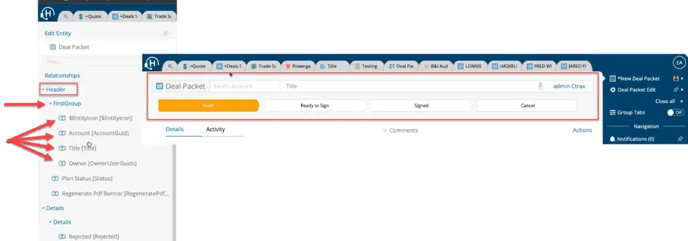 Self-Service and Layout Editor